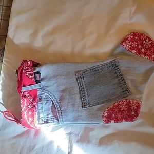 Levis handmade Christmas sock one of a kind